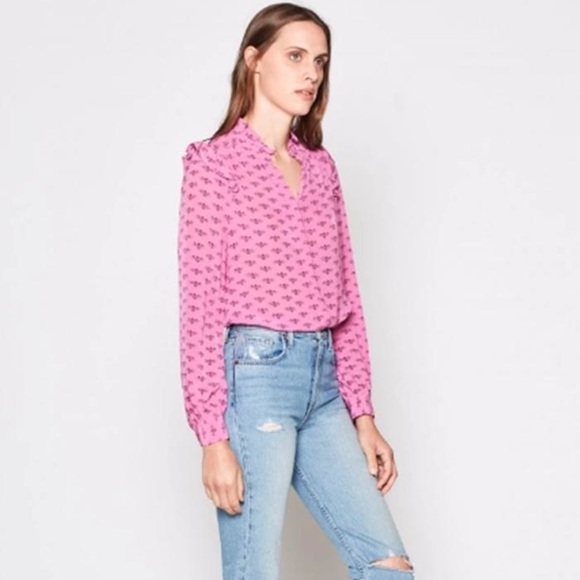 Joie Mintee Blouse in Orchid - Picture 2 of 15